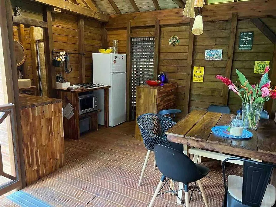 Dom wakacyjny La Kaz A Pepes, Charmant Logement Avec Piscine Lamentin